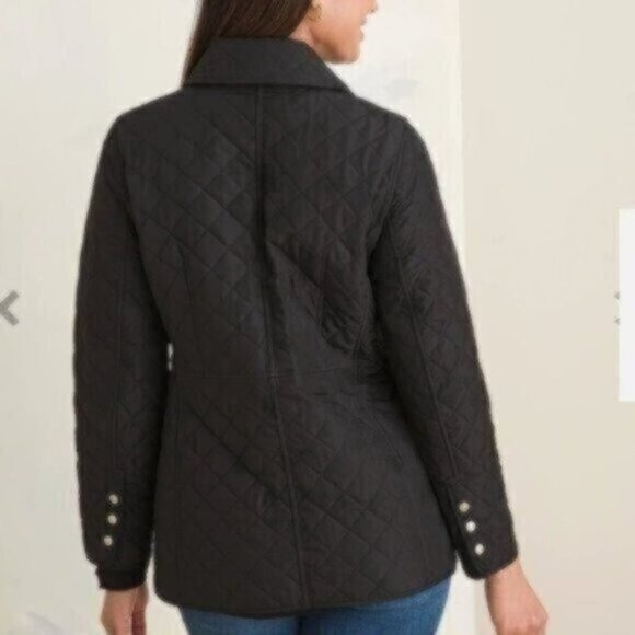 NWOT Chico's Modern Quilted Jacket - Pink - Picture 2 of 6